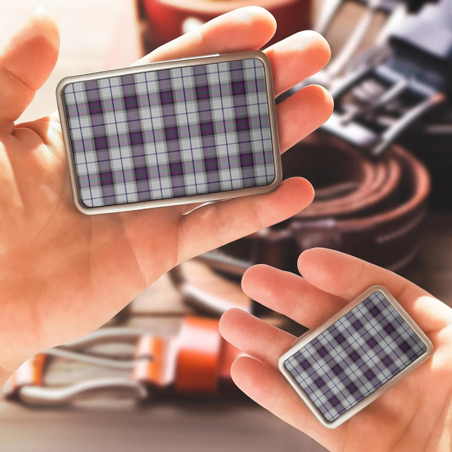 Alexander of Menstry Dress Tartan Belt Buckles