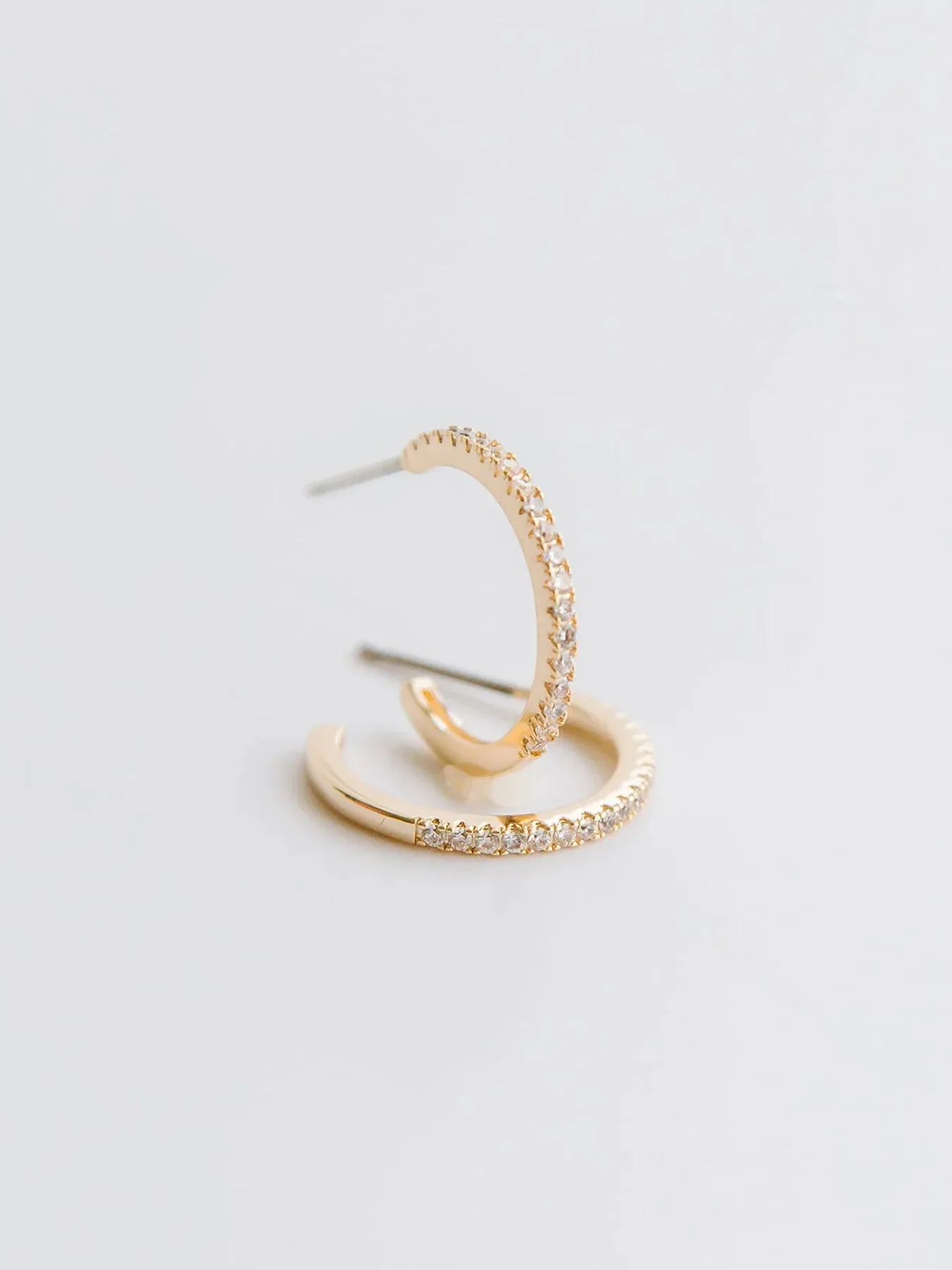 ALISON GOLD HOOPS MICHELLE MCDOWELL