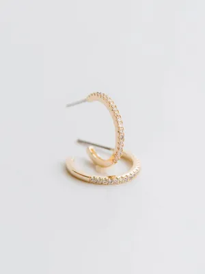 ALISON GOLD HOOPS MICHELLE MCDOWELL