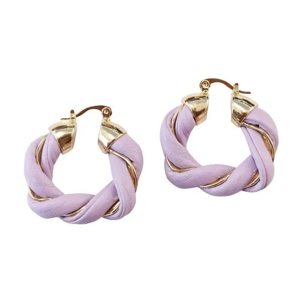 Alyse Braided Lilac Earrings