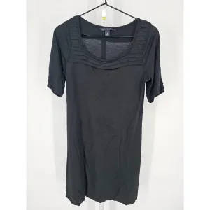 Banana Republic Womens Sz S Knee Length Short Sleeve Dress Black Cocktail