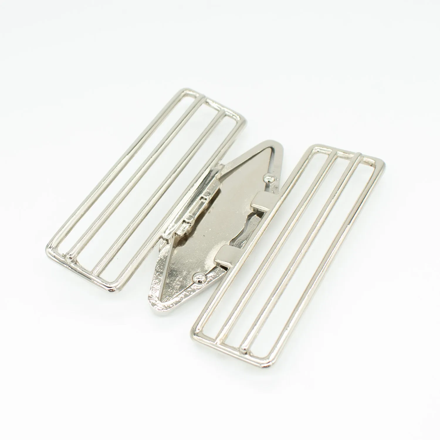 Birch Metal Silver Decor Fashion Buckle Design-7