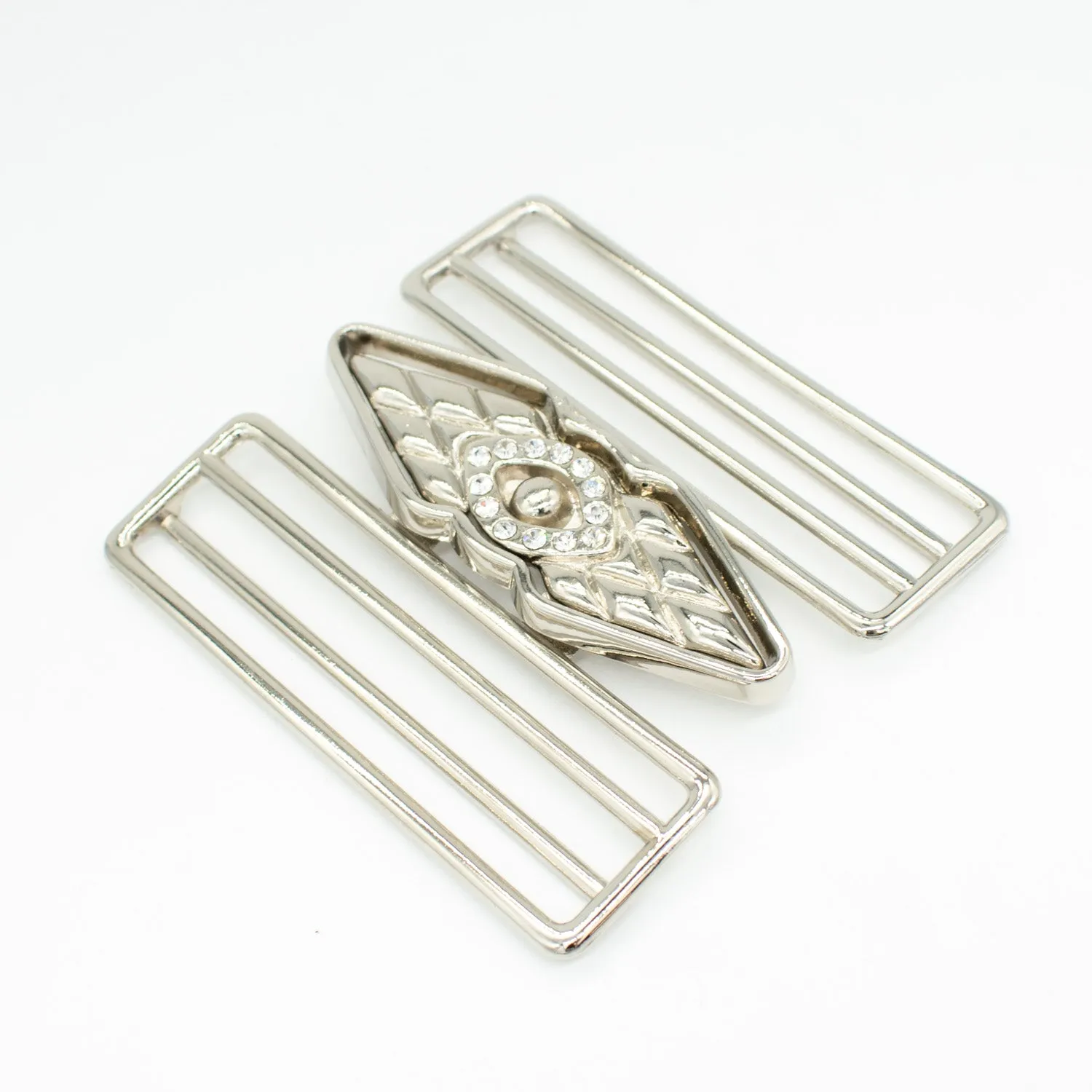 Birch Metal Silver Decor Fashion Buckle Design-7