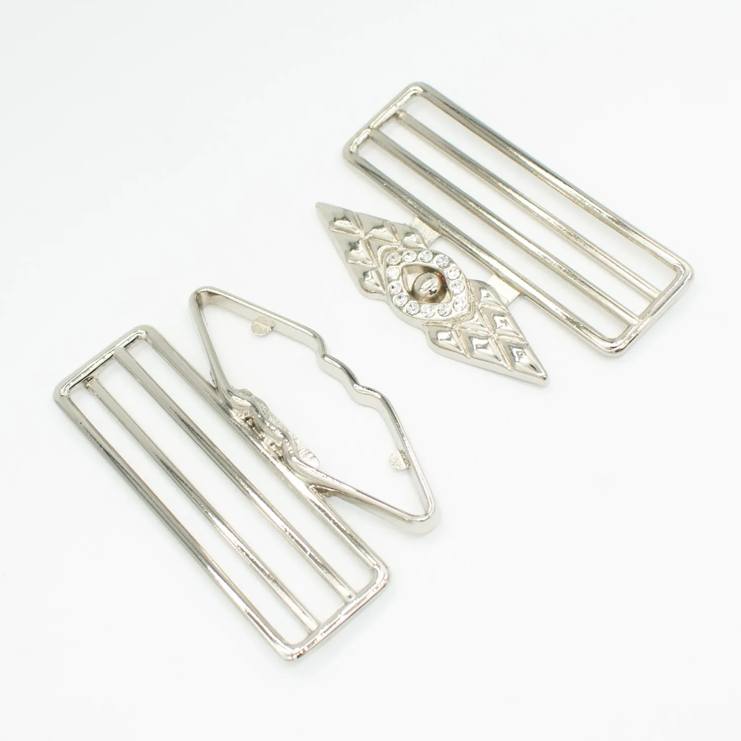 Birch Metal Silver Decor Fashion Buckle Design-7