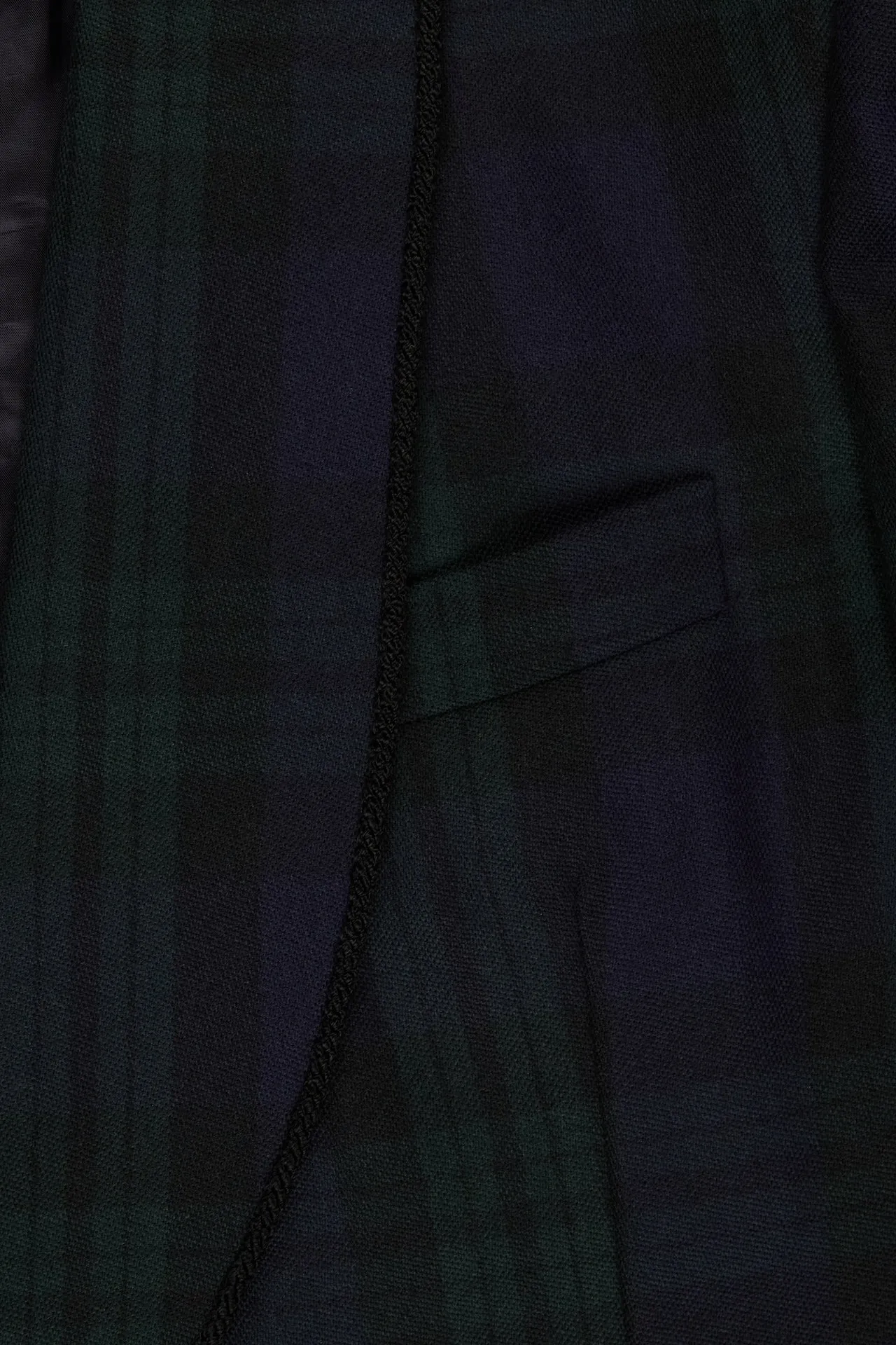 Black Watch Tartan Single Breasted Dinner Jacket