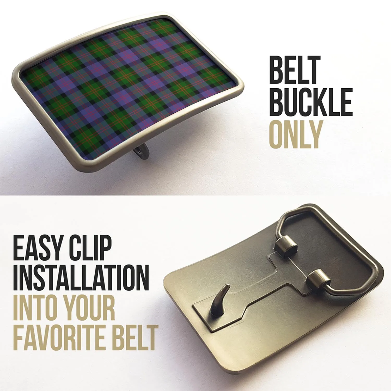 Blair Modern Tartan Belt Buckles