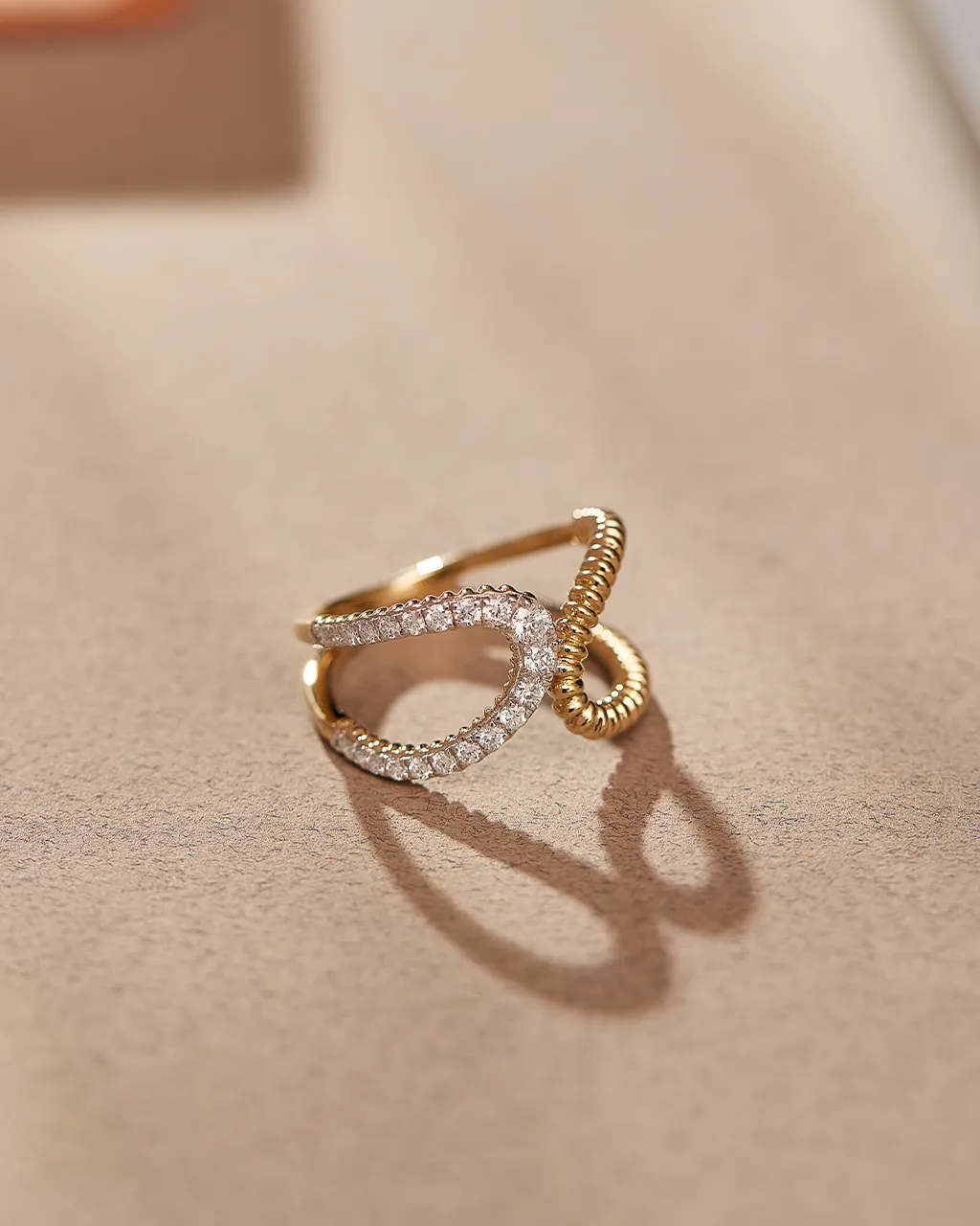 Bold Textured Diamond Band