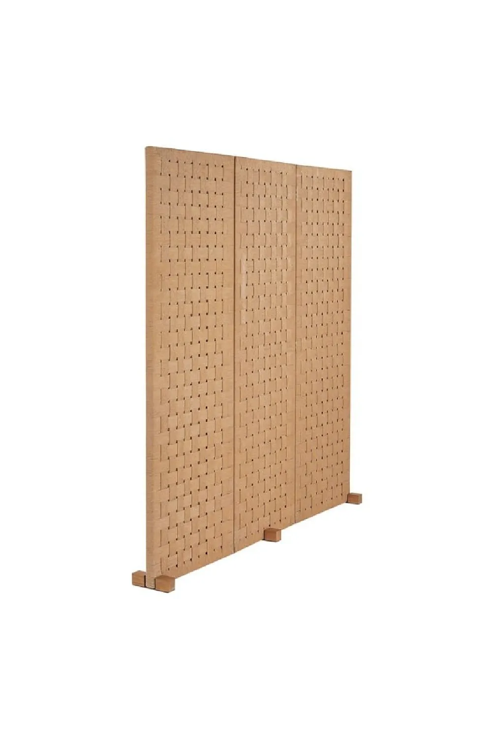 Braided Rope Folding Wall Divider | Dareels Cora