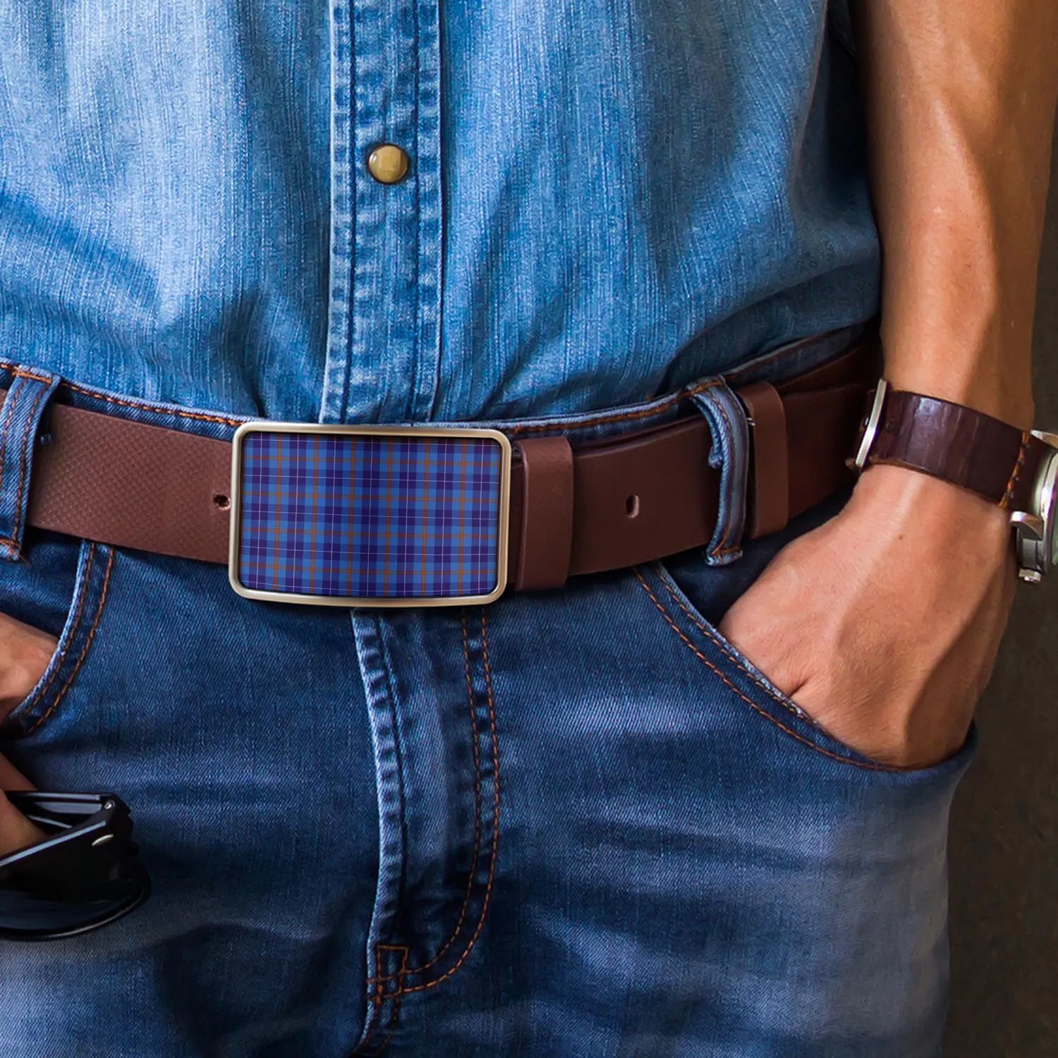 Bryson Tartan Belt Buckles