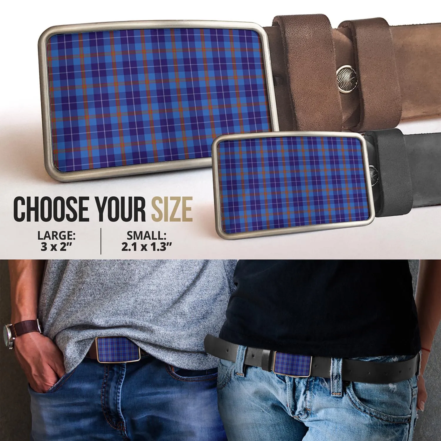 Bryson Tartan Belt Buckles