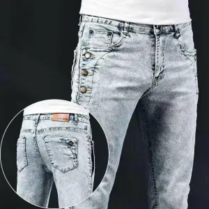 Casual Pattern Men’s Denim Jeans