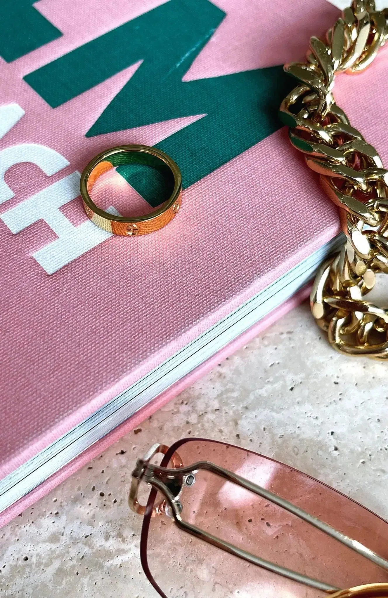 Clairette – Chunky design – Gold-plated ring