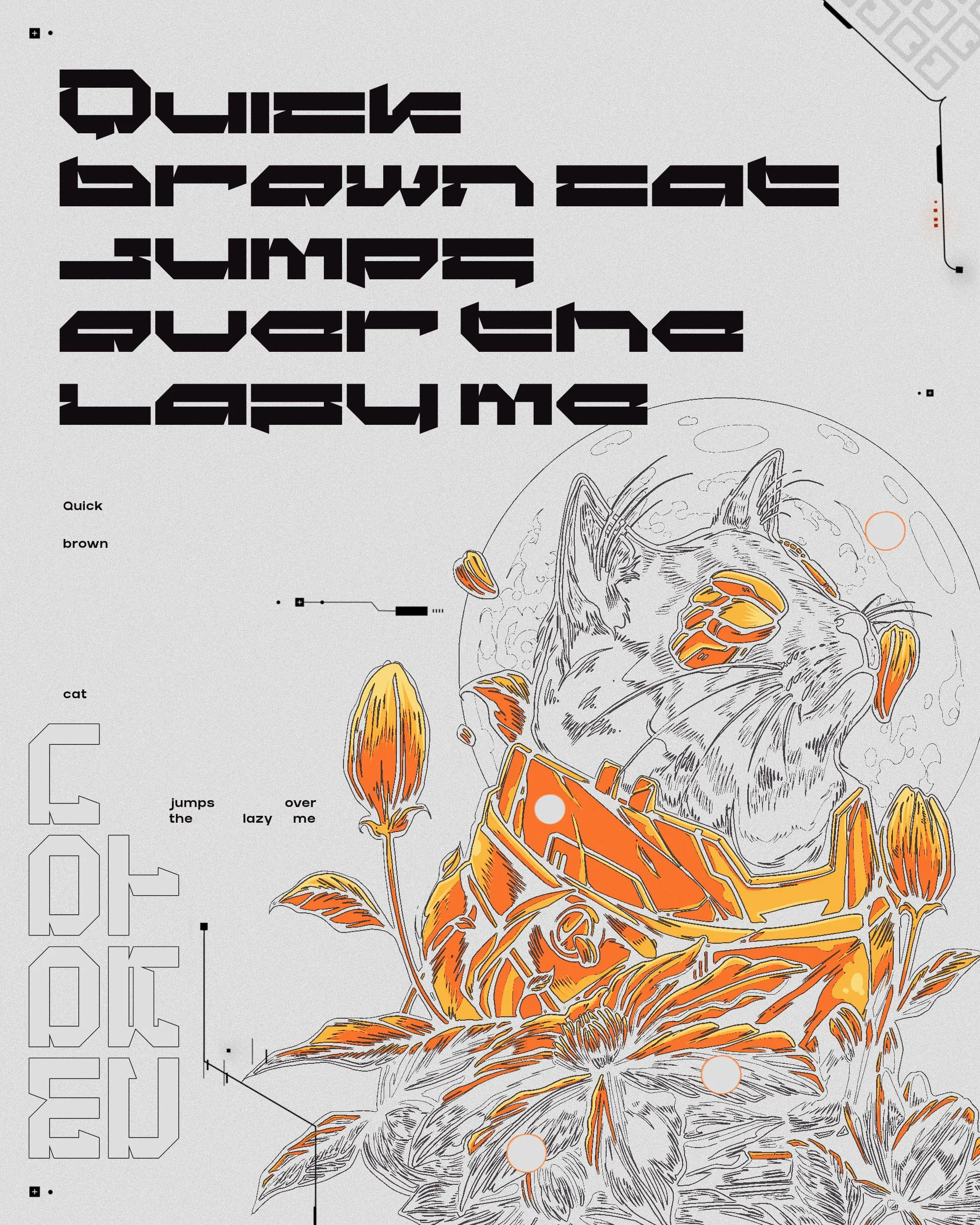 Clathax - Futuristic Display Typeface