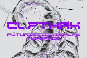 Clathax - Futuristic Display Typeface