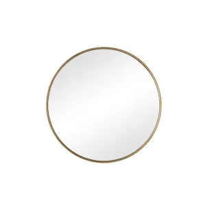 Delk Small Wall Mirror - Brass