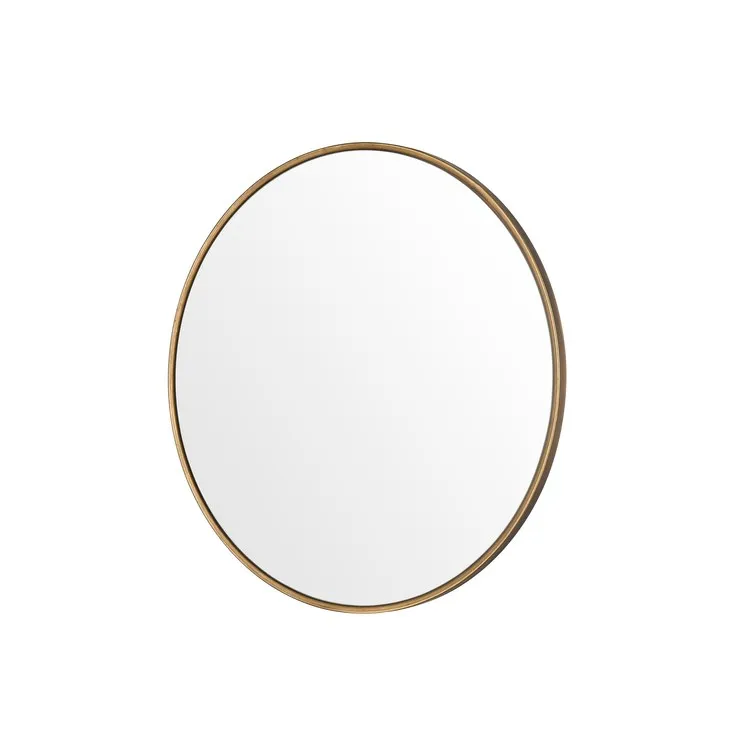 Delk Small Wall Mirror - Brass