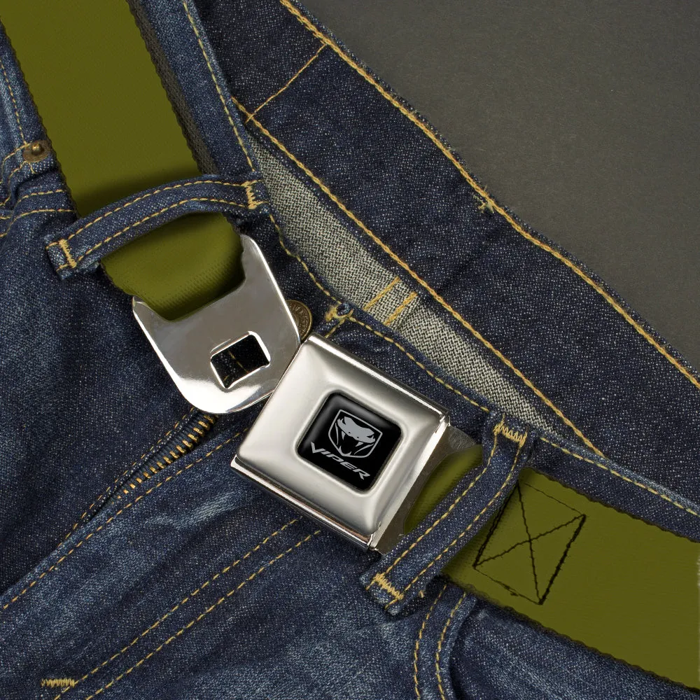 Dodge Viper Seatbelt Belt - Olive Webbing