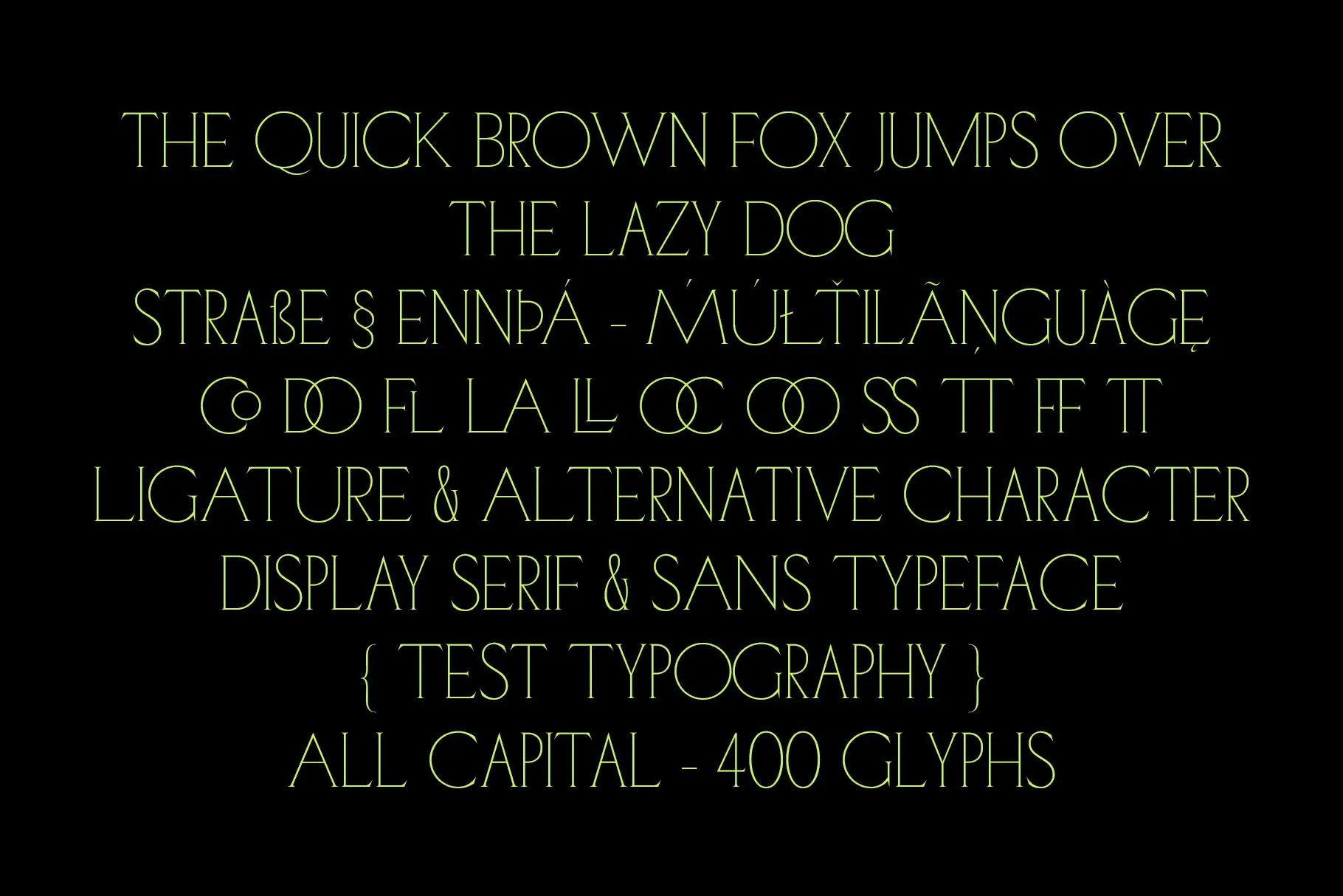 ED Fettle & Ocher Display | Font Duo