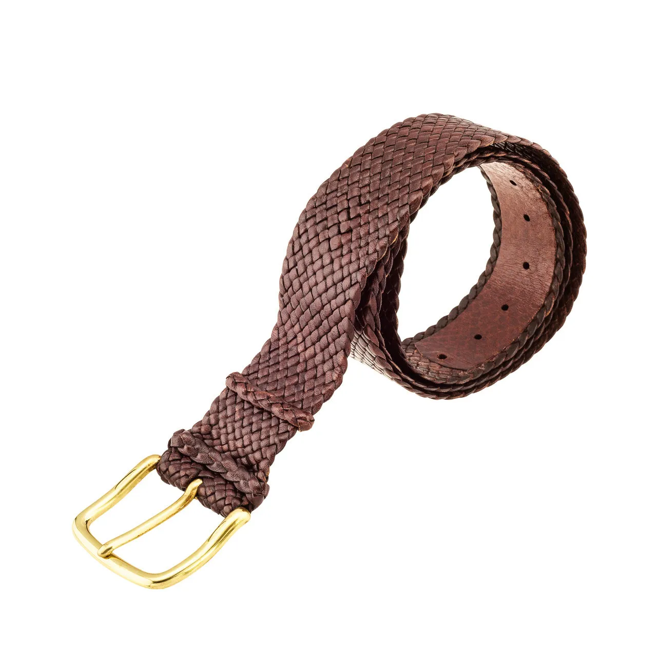 Eureka Kangaroo 16 Strand Plaited Mens Belt (35mm Wide)