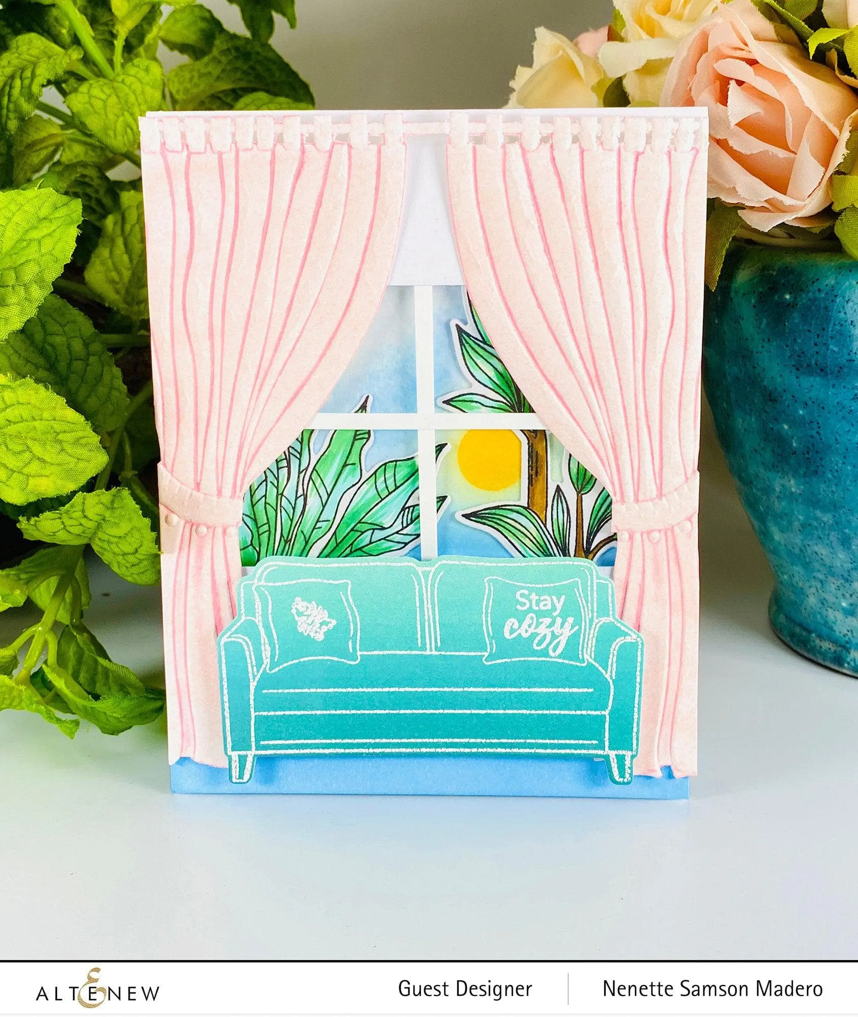 Folded Drapes 3D Embossing Folder