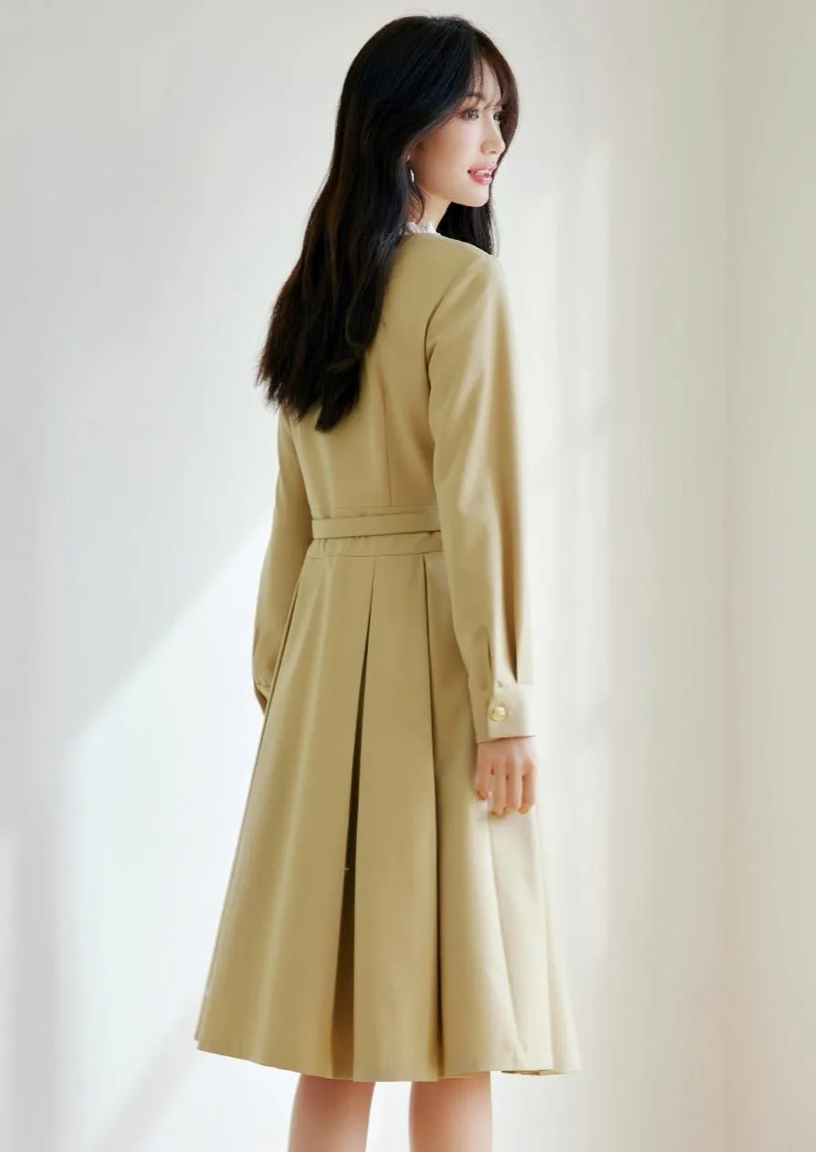 FRENCH ELEGANT TIGHT WAIST SLIM DRESS