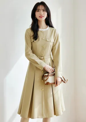 FRENCH ELEGANT TIGHT WAIST SLIM DRESS