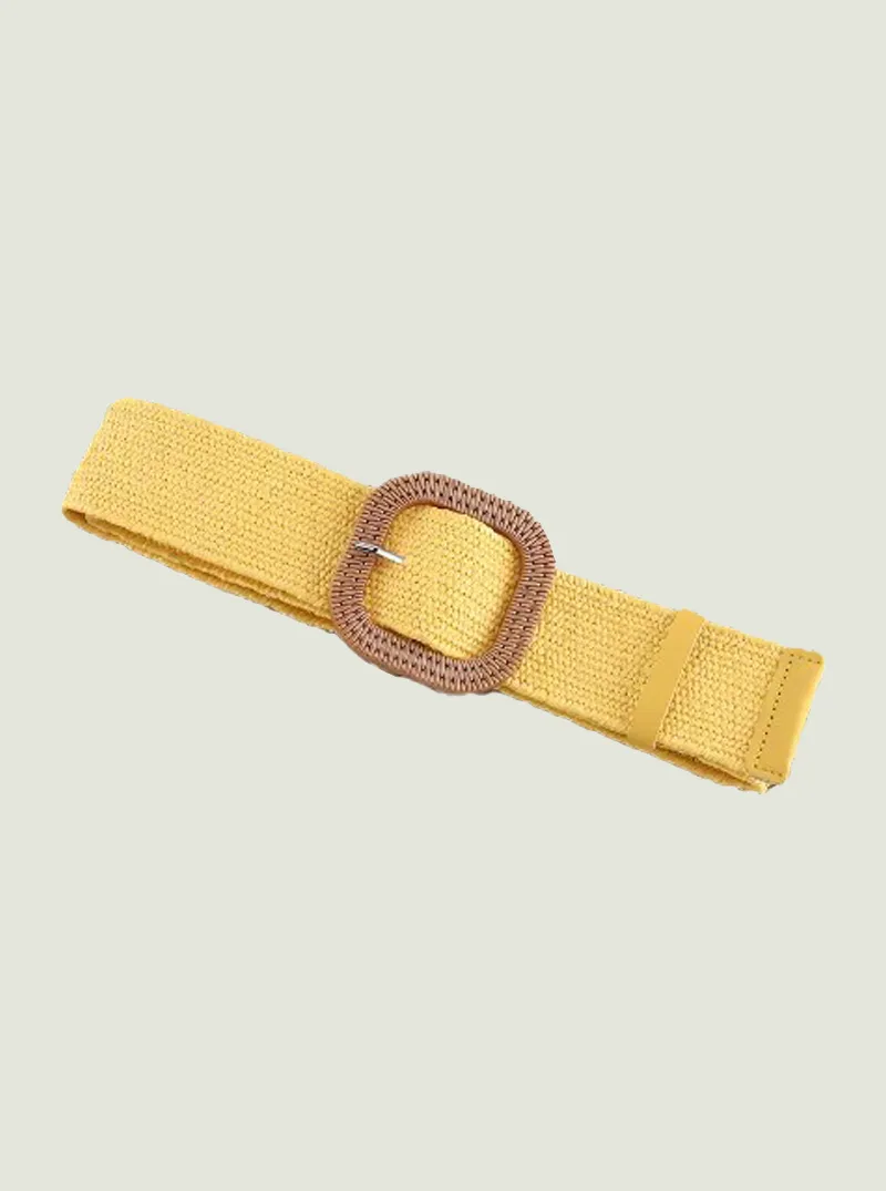 Gamboa Handcrafted Straw Belts