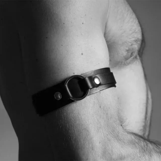 Goth Bdsm Neck Bondage PU Leather Harness Sexy Men Gay Bdsm Belt Erotic Costume Collar Fetish Wear Club Party Sex Accessories