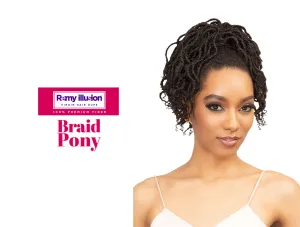 JANET REMY ILLUSION 100% PREMIUM FIBER BRAID PONY - MACON