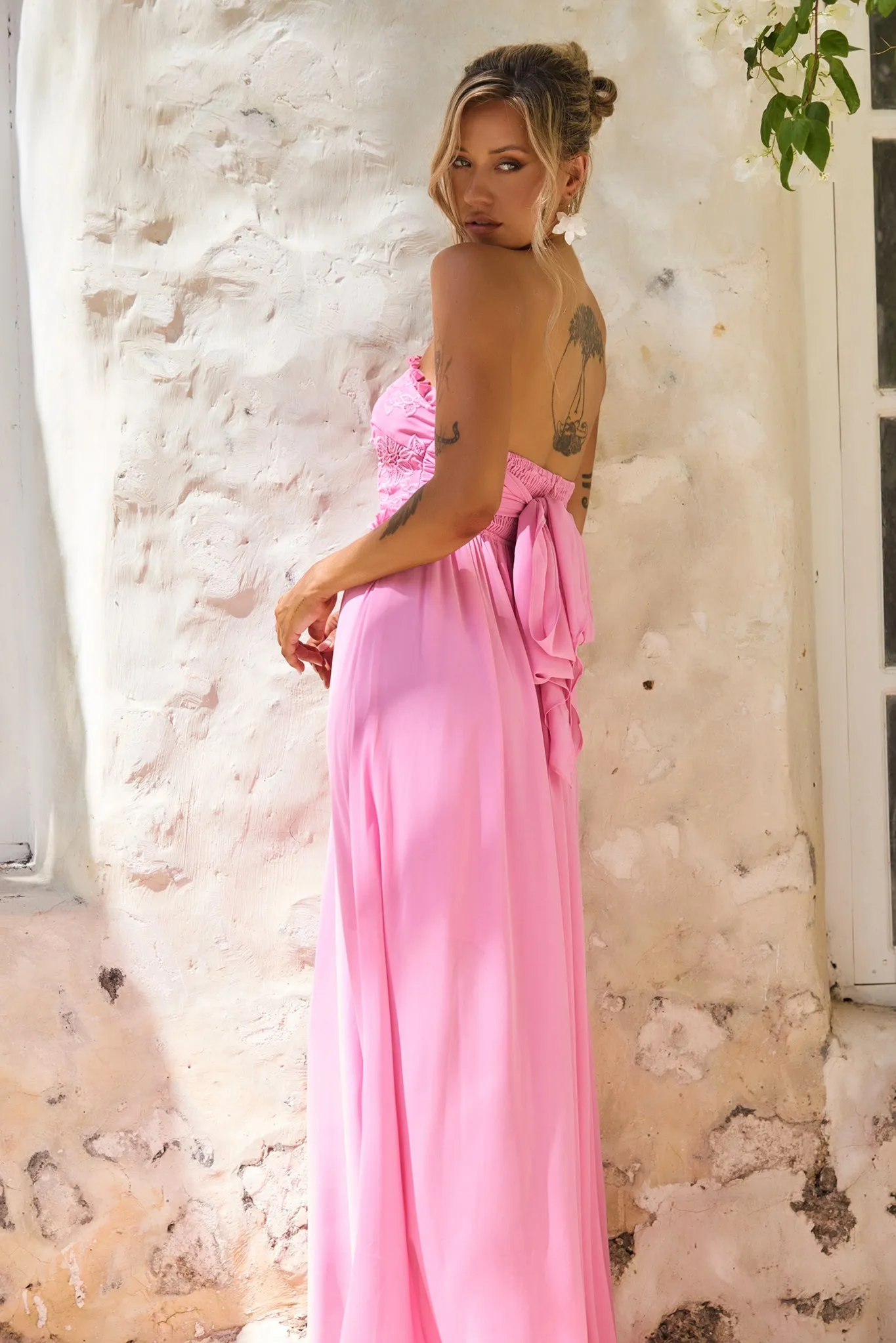 Jules Maxi Dress - Pink