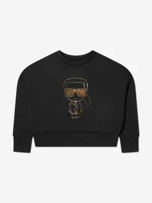 Karl Lagerfeld Girls Karl Ikonik Print Sweatshirt