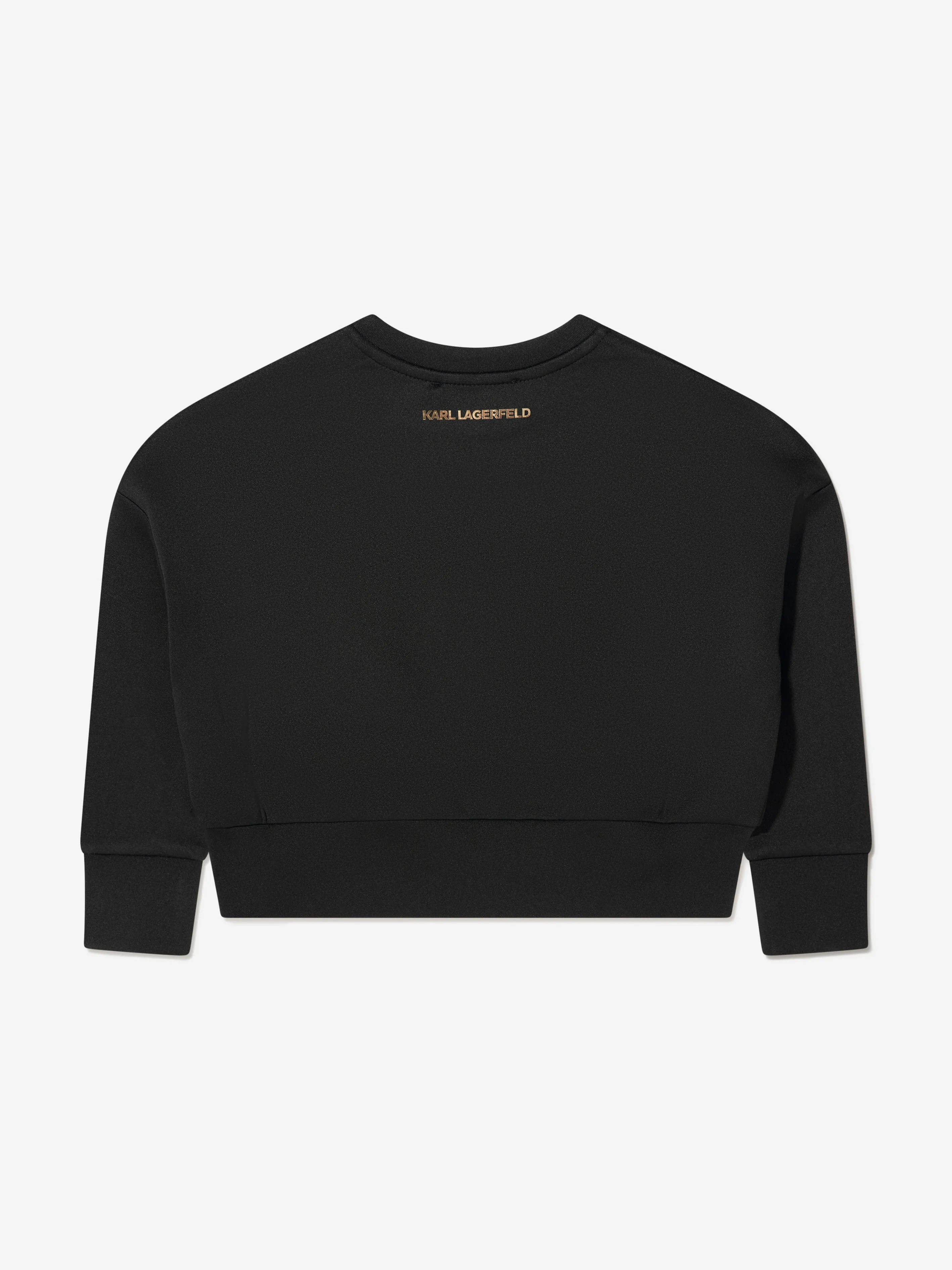 Karl Lagerfeld Girls Karl Ikonik Print Sweatshirt