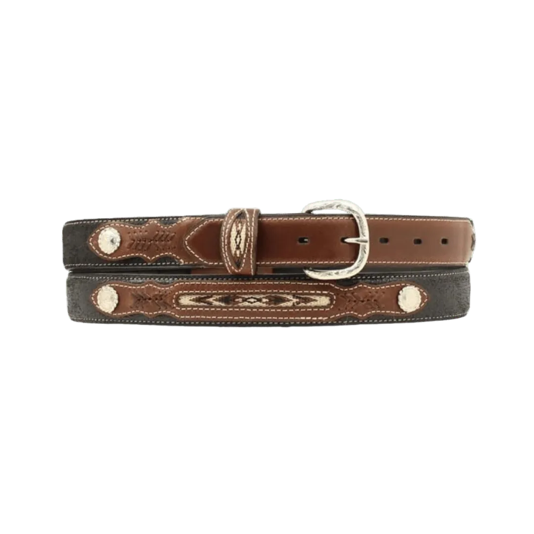 M&f Nocona Kid's Conchos and Fabric Southwestern Belt