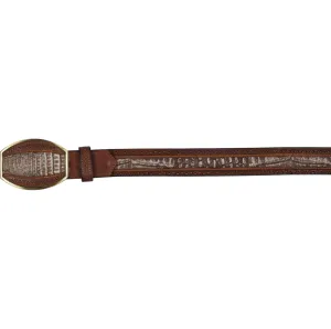 Men's Los altos Caiman Belly Laser Design Casual Belt C24U8234