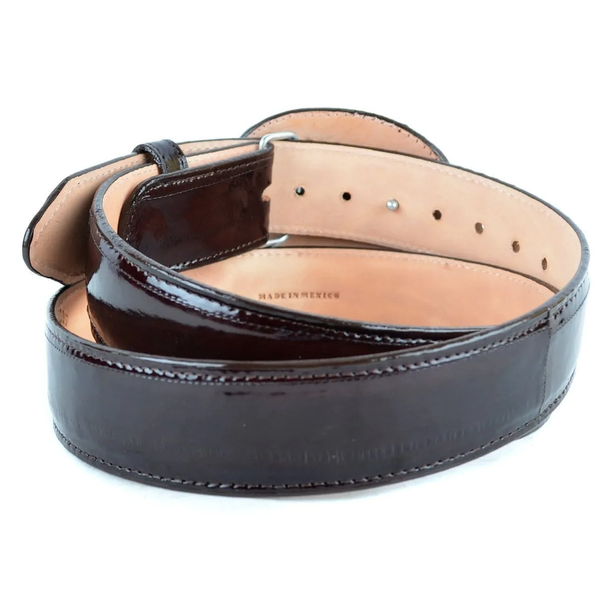 Men's Los Altos Eel Skin Cowboy Belt C11U0807