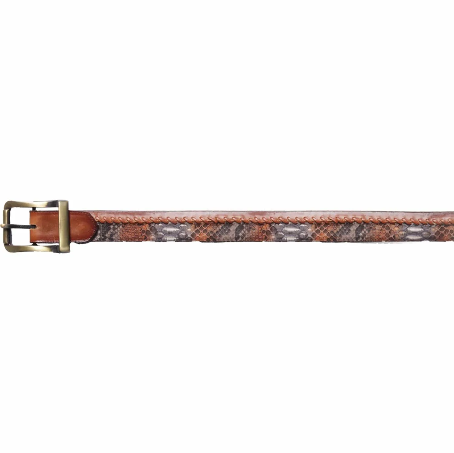 Men's Los altos Original Python Skin Casual Belt C235788
