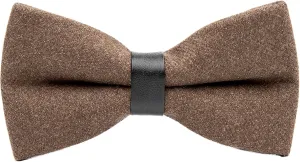 Men's Retro Solid Color Wool Evening Gown Bow Tie Pre-tie Party Cashmere Bowties