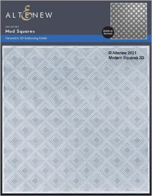 Mod Squares 3D Embossing Folder