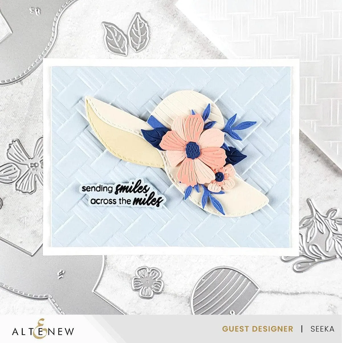 Natural Wicker Pattern 3D Embossing Folder