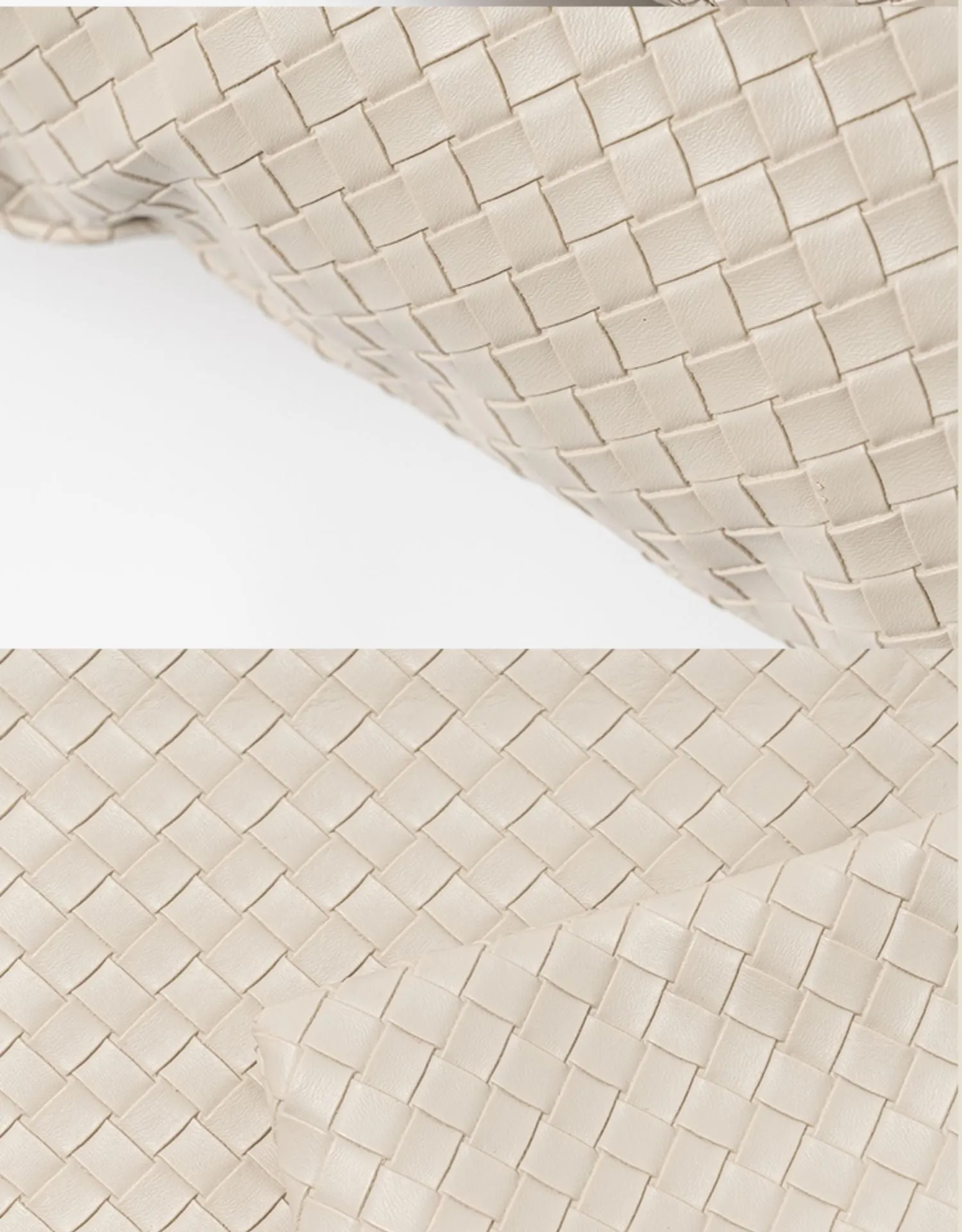 Off-white Woven Throw Pillow