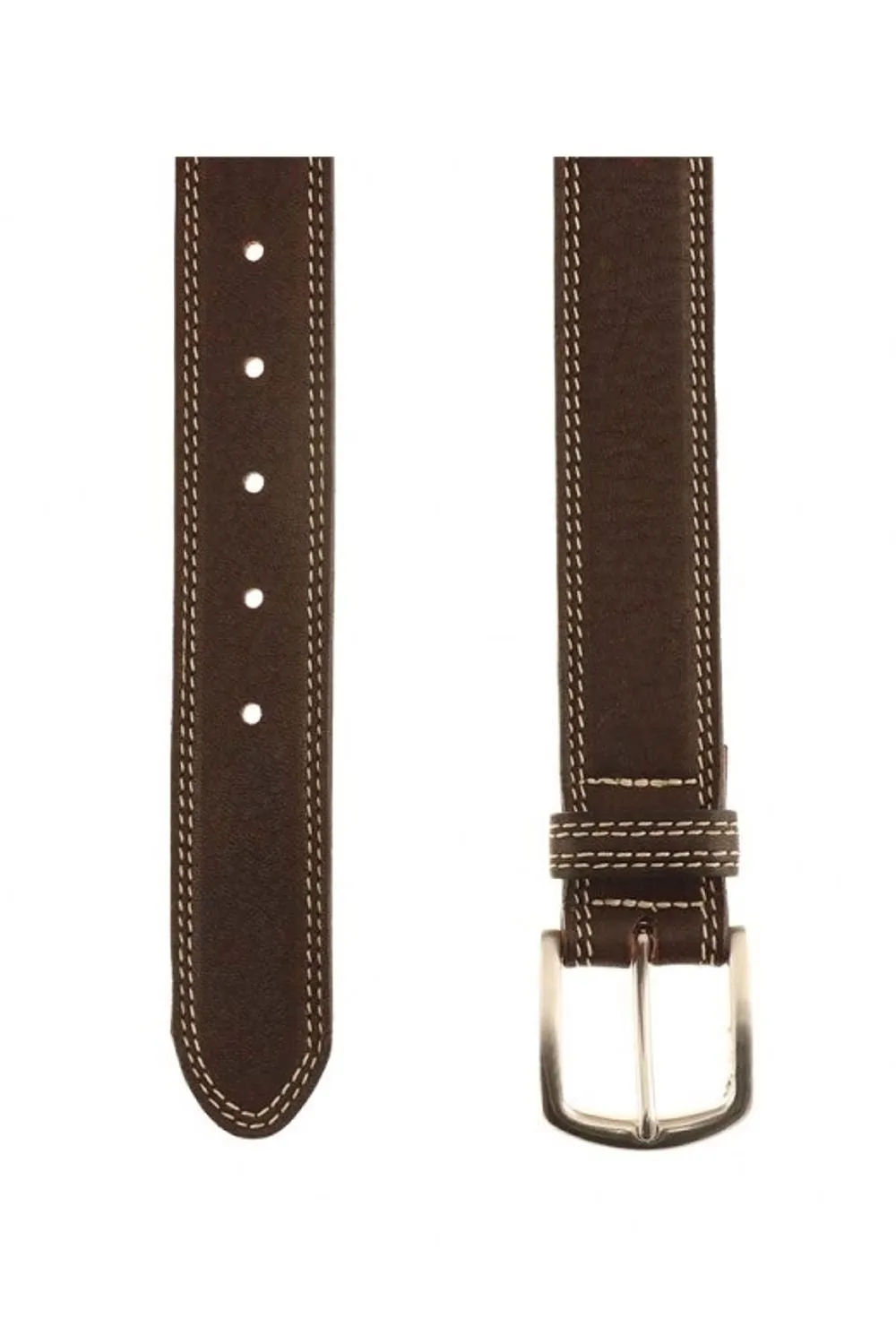 Raleigh Elk Leather Belt in Mahogany (Size 38) by T.B. Phelps
