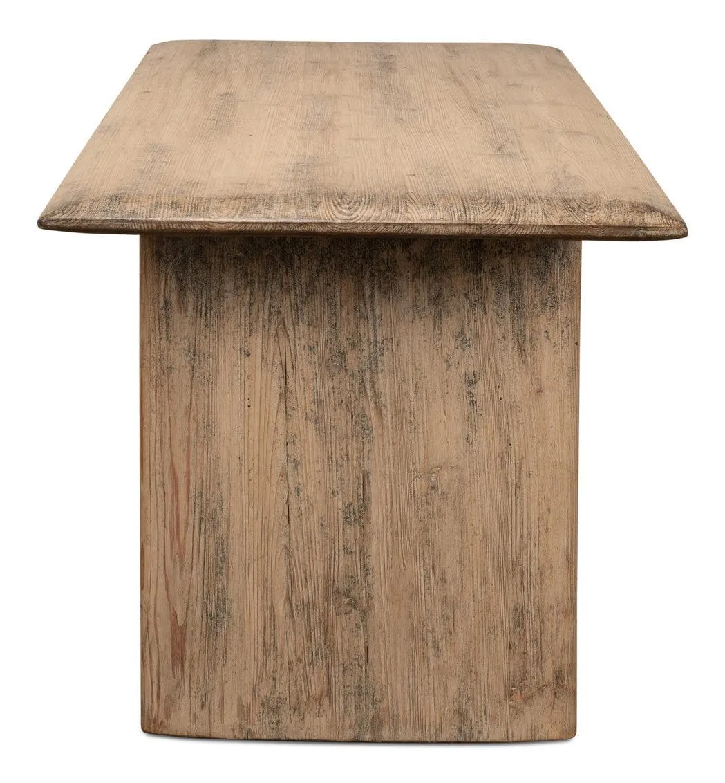 Reclaimed Wood Slab Dining Table
