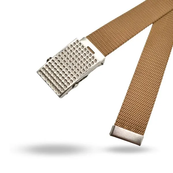 Sand Belt with Silver Buckle