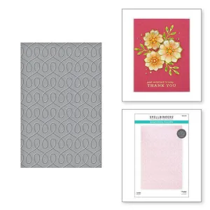 Spellbinders Embossing Folder - Loops - Be Bold - Size 8.5" x 5.5".