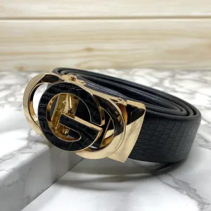 Tri G-Shape Casual Two Tone Adjustable Auto Belt For Men-JonasParamount