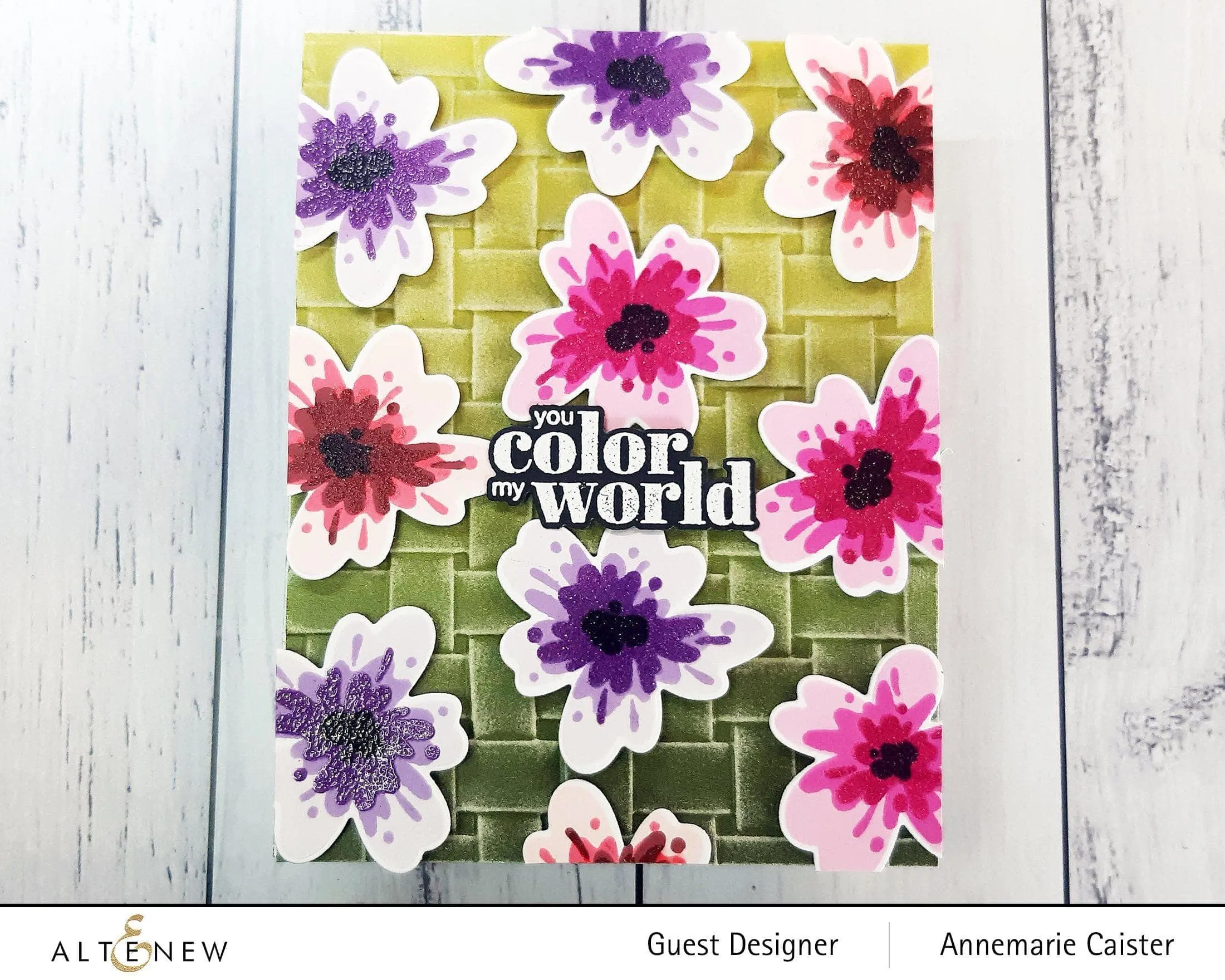 Woven Basket 3D Embossing Folder
