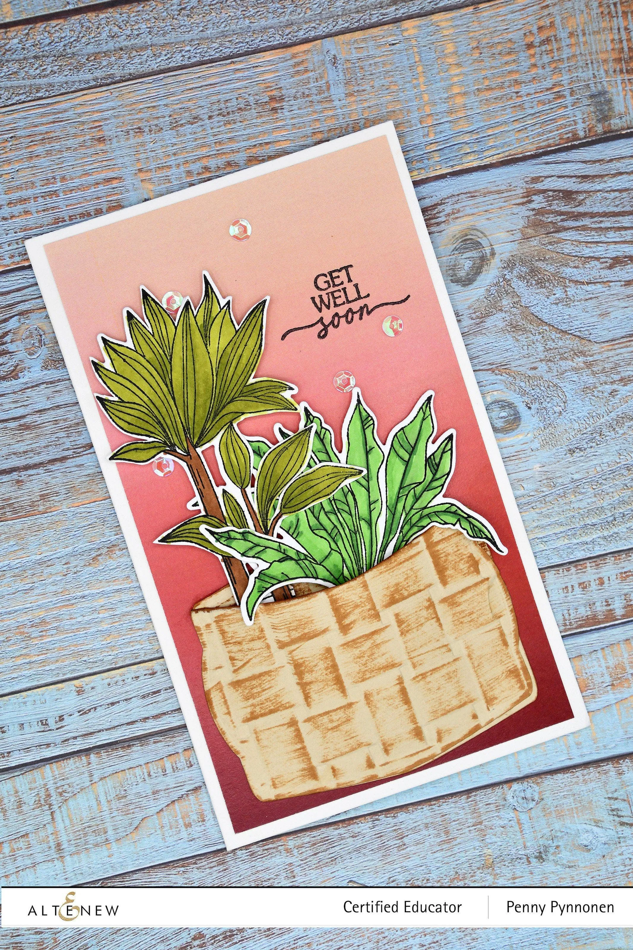 Woven Basket 3D Embossing Folder