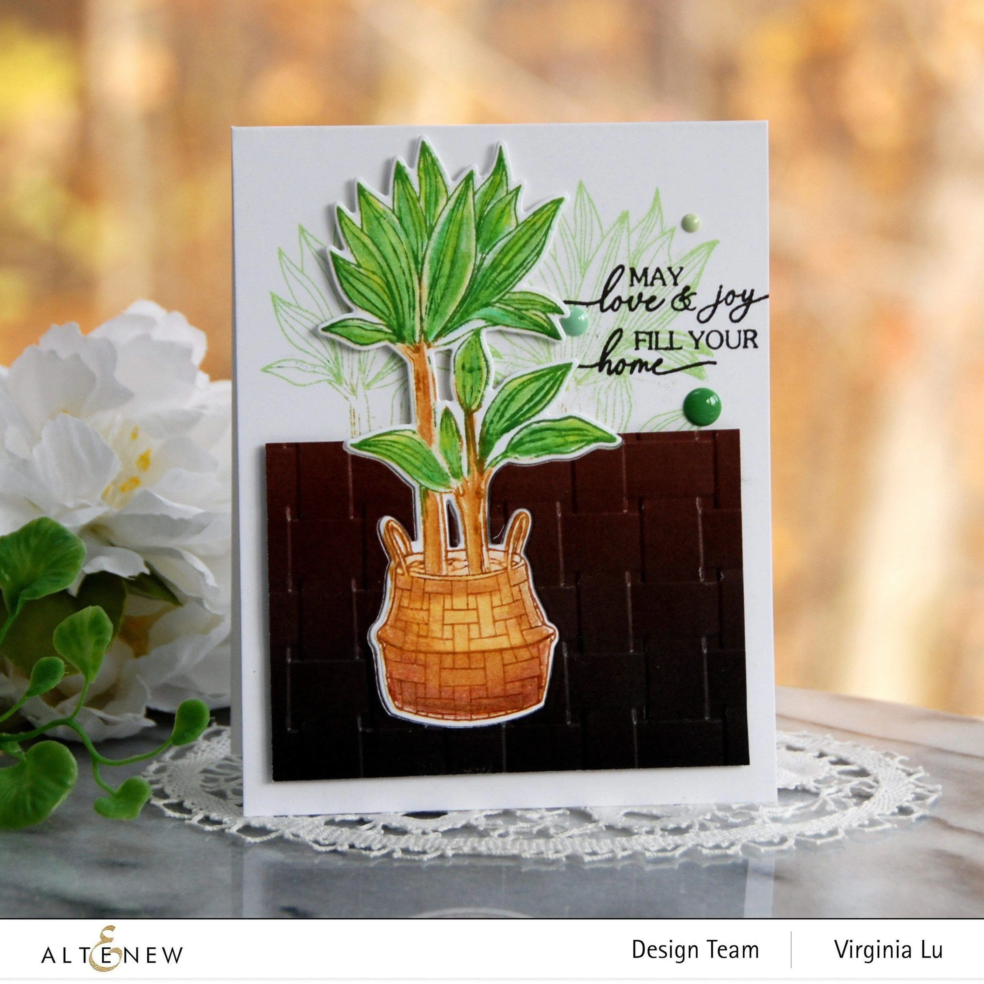 Woven Basket 3D Embossing Folder