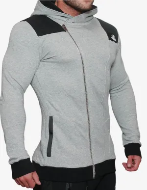 YUREI vest – LIGHT GREY & BLACK ACCENTS